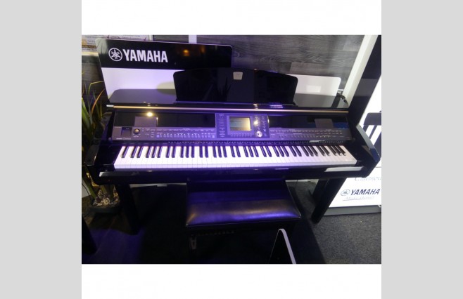 Used Yamaha CVP405 Polished Ebony Digital Piano Complete Package (SN:GBRCPH01005) - Image 5
